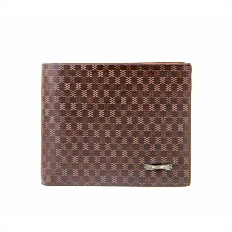Men's Wallet Plaid Multi-Card Position Short Wallet 2020 Hot Style 20% Off Coffee Color PU Leather Wallet
Men's Wallet Plaid Multi-Card Position Short Wallet 2020 Hot Style 20% Off Coffee Color PU Leather Wallet