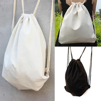 Canvas Drawstring Bag String Sack Beach Women Men Travel Storage Package Teenagers Backpack Solid Color Dropshipping
Canvas Drawstring Bag String Sack Beach Women Men Travel Storage Package Teenagers Backpack Solid Color Dropshipping