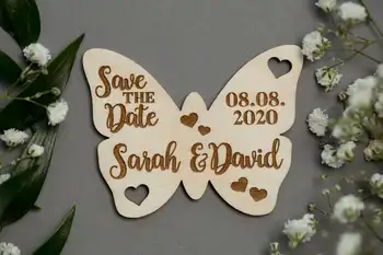 Butterfly Save The Dates, Cute Wedding Invitation, Butterfly Wedding, Custom Save The Dates, Wedding Magnets
Butterfly Save The Dates, Cute Wedding Invitation, Butterfly Wedding, Custom Save The Dates, Wedding Magnets