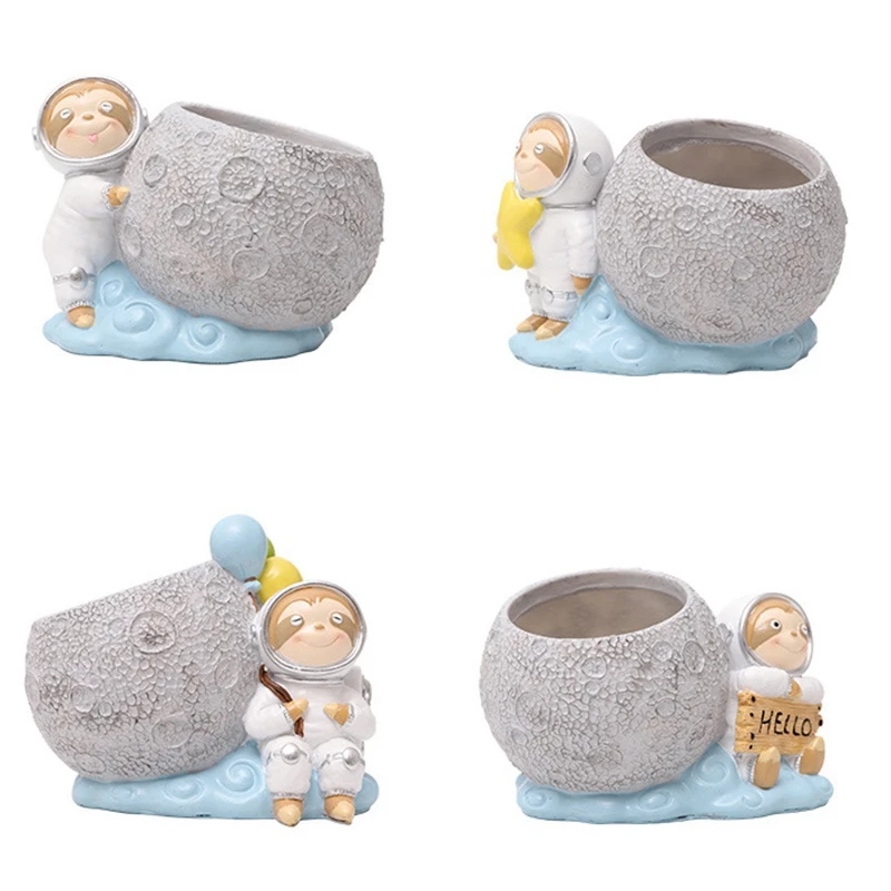 Hot New Flowerpot Cartoon Cute Sloth Fleshy Flowerpot Resin Fleshy Flowerpot Desktop Decoration Office 
Hot New Flowerpot Cartoon Cute Sloth Fleshy Flowerpot Resin Fleshy Flowerpot Desktop Decoration Office