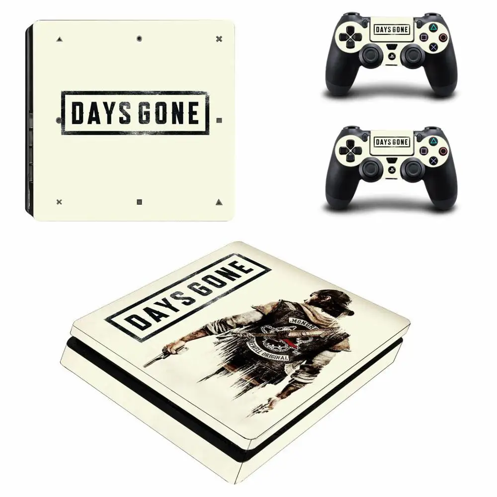 Days Gone PS4 тонкие наклейки PS 4 Play станция виниловые Pegatinas для playstation тонкая консоль и