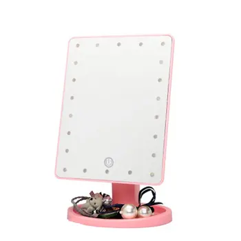 Square Benched Led Makeup Mirror With 22 Light Complement Touch Switch Makeup Dresser Mirror 360 Degree Rotating Mirror
Square Benched Led Makeup Mirror With 22 Light Complement Touch Switch Makeup Dresser Mirror 360 Degree Rotating Mirror