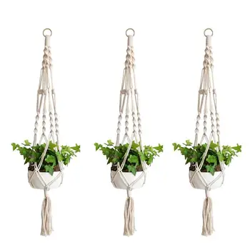 2/3Pcs Flowerpot Hanging Net Flowerpot Plant Hanging Baskets Hand Knitting String Bag Wall Mounted Decor for Home Garden Store
2/3Pcs Flowerpot Hanging Net Flowerpot Plant Hanging Baskets Hand Knitting String Bag Wall Mounted Decor for Home Garden Store