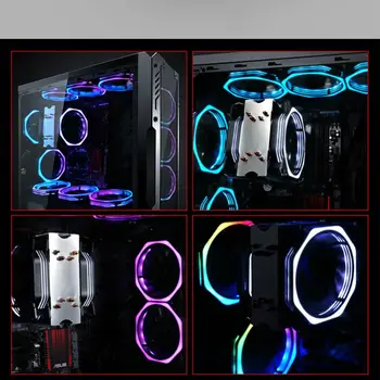 1PC 12cm Double Aperture Multi-colored Silent LED Computer Case PC Cooling Fan 12V Cooling Fan
1PC 12cm Double Aperture Multi-colored Silent LED Computer Case PC Cooling Fan 12V Cooling Fan