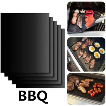 1 PC Non-stick BBQ Grill Mat Reusable Teflon Cooking Grilling Sheet Heat Resistance Easily Cleaned 40 * 33cm For Party Tools New
1 PC Non-stick BBQ Grill Mat Reusable Teflon Cooking Grilling Sheet Heat Resistance Easily Cleaned 40 * 33cm For Party Tools New