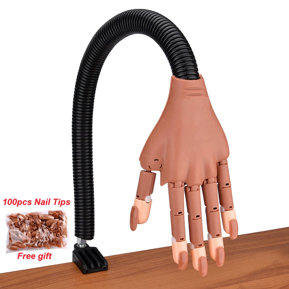 Manicure Nail Practice Hand With 100pcs Nail Tips DIY Adjustable Fake Plastic Hand For Nail Art Training Tools Salon Equipment
Manicure Nail Practice Hand With 100pcs Nail Tips DIY Adjustable Fake Plastic Hand For Nail Art Training Tools Salon Equipment