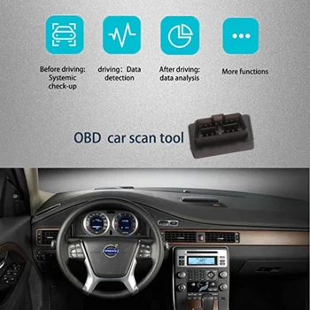 MINI Auto OBD Scanner ELM327 Bluetooth 4.0 OBD2 OBDII Car Diagnostic Detection Tool Fault Detect Instrument For IOS Android
MINI Auto OBD Scanner ELM327 Bluetooth 4.0 OBD2 OBDII Car Diagnostic Detection Tool Fault Detect Instrument For IOS Android