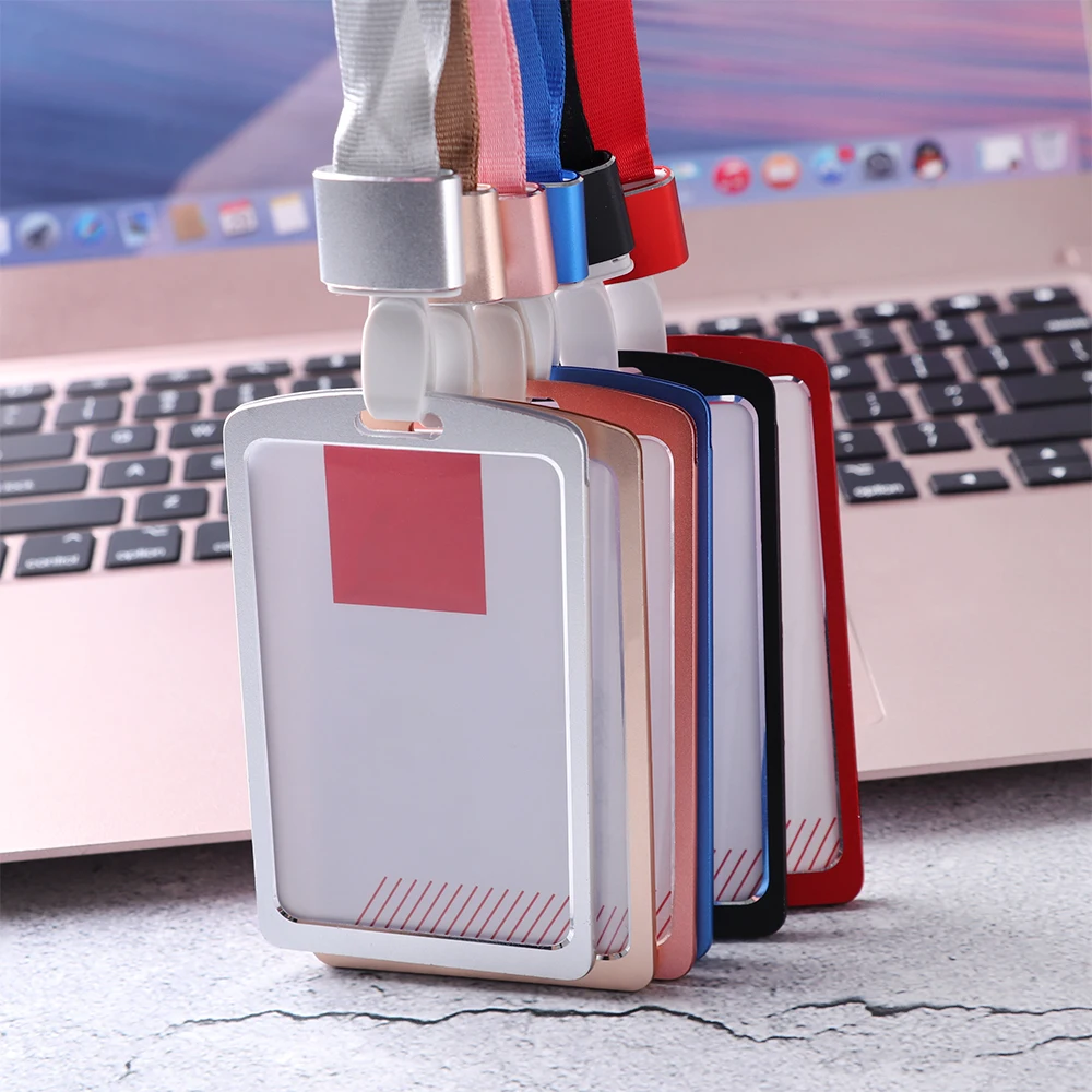 Fashion New Aluminum Alloy Work Name Card Holder Office School Metal ID Business Case Work Card ID Badge Card Lanyard Holder
Fashion New Aluminum Alloy Work Name Card Holder Office School Metal ID Business Case Work Card ID Badge Card Lanyard Holder