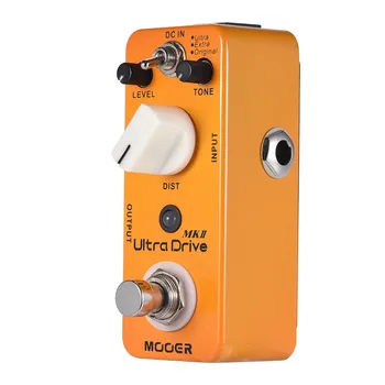 MOOER Ultra Drive MKII Distortion Guitar Effect Pedal 3 Modes True Bypass Full Metal Shell
MOOER Ultra Drive MKII Distortion Guitar Effect Pedal 3 Modes True Bypass Full Metal Shell