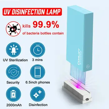 Portable UV Disinfection Lamp Sterilization Light Box Mini Ultraviolet Sterilizer for Mask Tableware Bottle Towel Home Travel
Portable UV Disinfection Lamp Sterilization Light Box Mini Ultraviolet Sterilizer for Mask Tableware Bottle Towel Home Travel