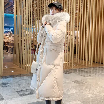 2020 New Fashion Temperament Oversized Fur Collar Parka Thick Solid Style Cotton Padded Female Korean Slim Oversize Warm Coat 
2020 New Fashion Temperament Oversized Fur Collar Parka Thick Solid Style Cotton Padded Female Korean Slim Oversize Warm Coat