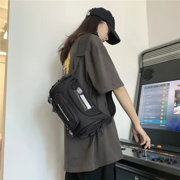 HOT Functional Fashion Multifunctional Riding Bag Hip Hop Waist Bag Street Harajuku Shoulder Bag Motorcycle Bag Chest Bag COOL
HOT Functional Fashion Multifunctional Riding Bag Hip Hop Waist Bag Street Harajuku Shoulder Bag Motorcycle Bag Chest Bag COOL