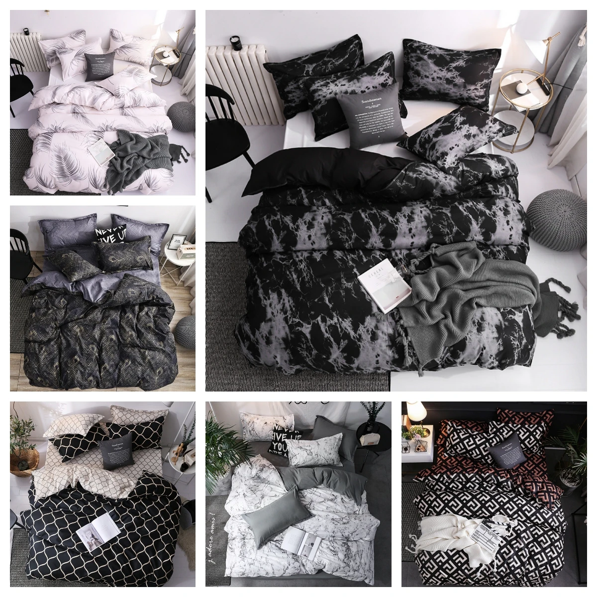 2020 New Pattern Texture Printing 2/3 Pcs Duvet Cover Set 1 Quilt Cover + 1/2 Pcs Pillow Cases Single Twin Double FullQueen King
2020 New Pattern Texture Printing 2/3 Pcs Duvet Cover Set 1 Quilt Cover + 1/2 Pcs Pillow Cases Single Twin Double FullQueen King