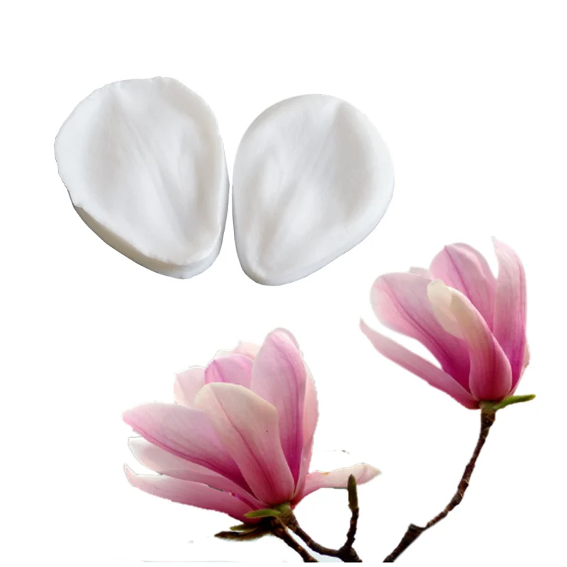 NEW 2pcs/lot Magnolia Silicone Veiner Molds Press Gumpaste Fondant Cake Decorating Tools Candy Sugar Fondant Moulds M974
NEW 2pcs/lot Magnolia Silicone Veiner Molds Press Gumpaste Fondant Cake Decorating Tools Candy Sugar Fondant Moulds M974