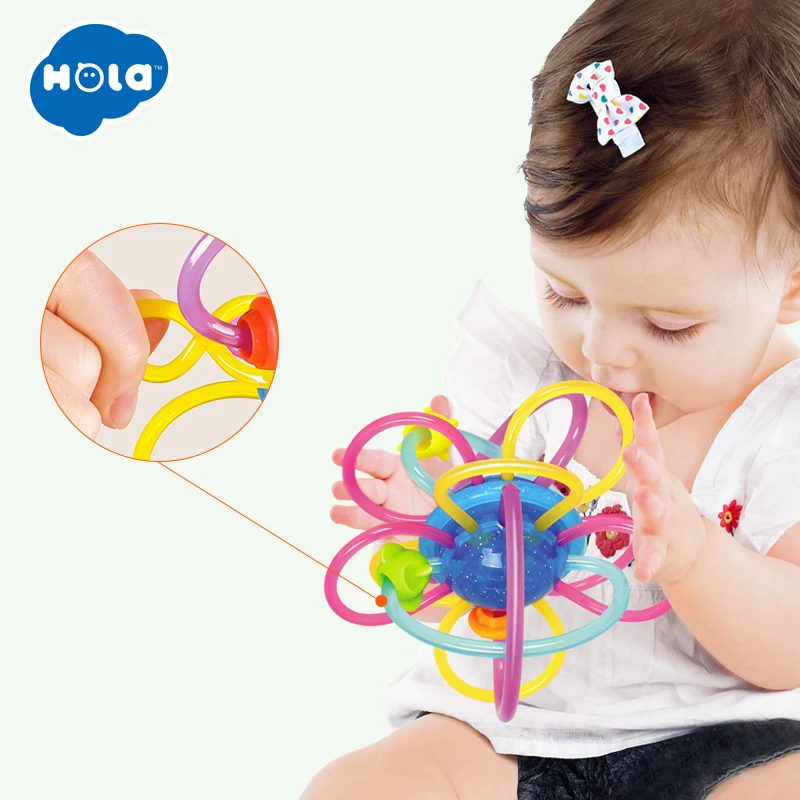 HOLA 1106 Baby Toys 0-12 Months Rattle & Teether Toy for Infant Baby Teether Ball Rattle Teething Toy BPA Free for Newborns
HOLA 1106 Baby Toys 0-12 Months Rattle & Teether Toy for Infant Baby Teether Ball Rattle Teething Toy BPA Free for Newborns