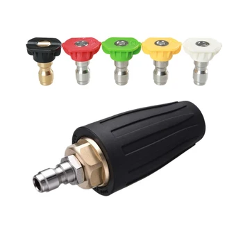 3.0 Pressure Washer Rotating Turbo Nozzle 3600 PSI 4 GPM with Spray Nozzle Tips Kit 
3.0 Pressure Washer Rotating Turbo Nozzle 3600 PSI 4 GPM with Spray Nozzle Tips Kit
