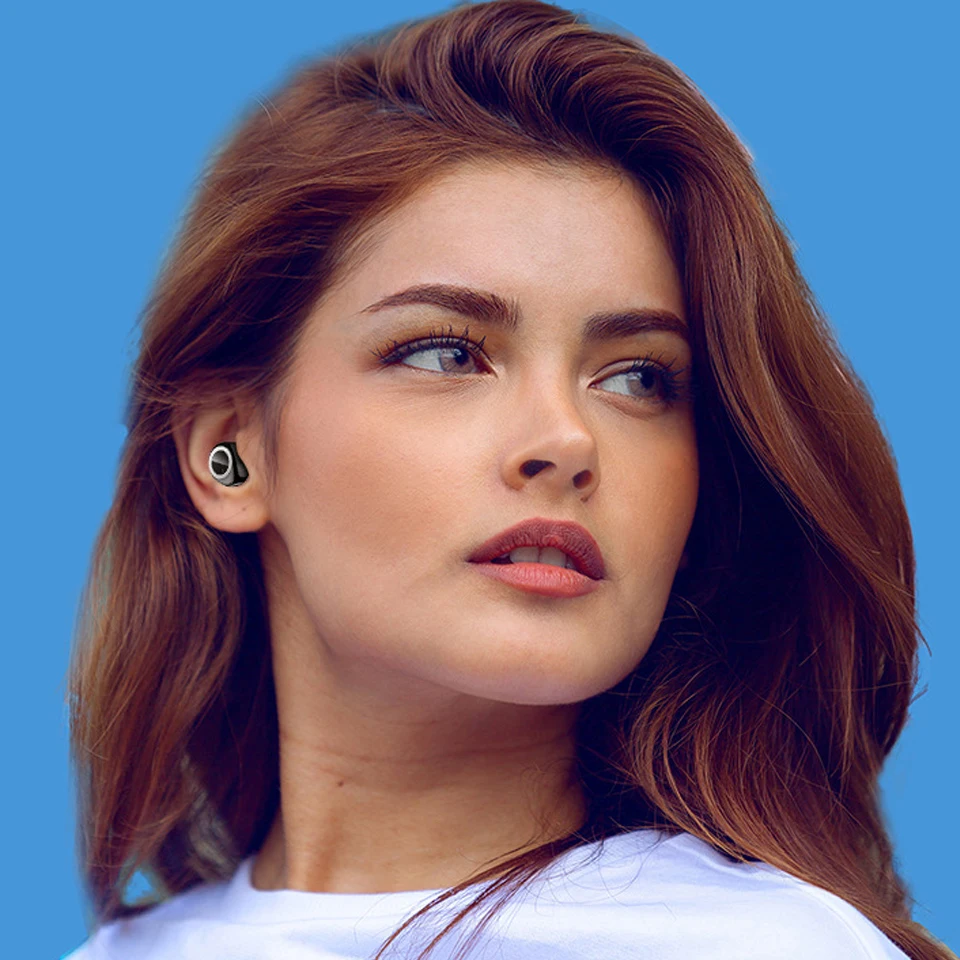 Wireless Earphones Bluetooth 5.0 Handsfree Headphone Stereo Headset sport Earbuds Earphone with Mic For iPhone Samsung Xiaomi