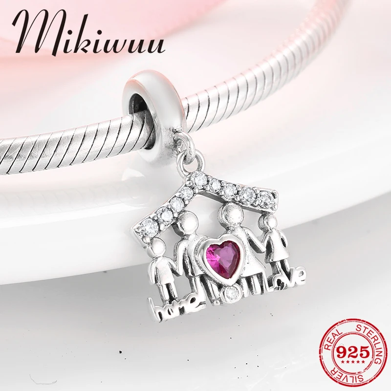 925 Sterling Silver guardian home Family love Pink CZ beads Fit Original Pandora Charm Bracelets jewelry making
925 Sterling Silver guardian home Family love Pink CZ beads Fit Original Pandora Charm Bracelets jewelry making
