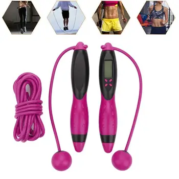 Smart Jump Rope Electronic Counting with LCD Screen Display Fitness Sport Skipping Ropes with Anti-Slip Hand Grip Training
Smart Jump Rope Electronic Counting with LCD Screen Display Fitness Sport Skipping Ropes with Anti-Slip Hand Grip Training