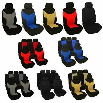 4/9PCS Car Seat Cover Polyester Front Full Car Seat Cover Universal Fits Most Interior Accessories Four Seasons Protection Cover
4/9PCS Car Seat Cover Polyester Front Full Car Seat Cover Universal Fits Most Interior Accessories Four Seasons Protection Cover