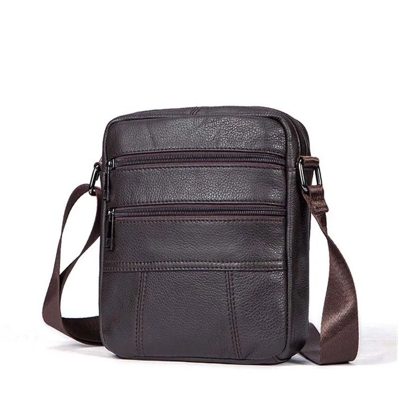 Leather Male's Cross body Bag Casual Business Leather Men's hand bag Vintage Men Big Bag Zipper Shoulder Handbags
Leather Male's Cross body Bag Casual Business Leather Men's hand bag Vintage Men Big Bag Zipper Shoulder Handbags