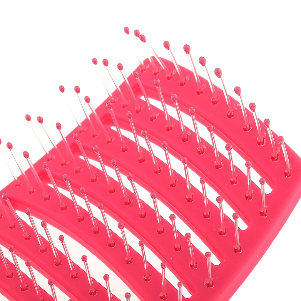 Professional 2 Colors Anti-static Detangling Handle Tangle Comb Salon Hair Styling Curling Tool Professional 2 Colors Anti-static Detangling Handle Tangle Comb Salon Hair Styling Curling Tool
