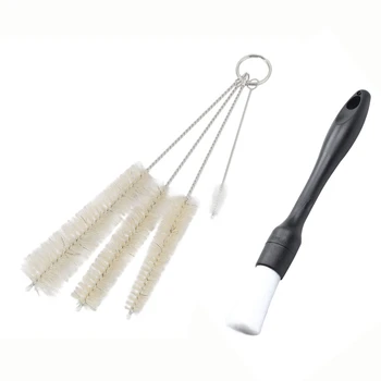 4 Pcs Cleaning Brushes for Bottle Kettle Teapot Etc. & 1 Pcs Long Handle Coffee Grinding Machine Clean Brush 
4 Pcs Cleaning Brushes for Bottle Kettle Teapot Etc. & 1 Pcs Long Handle Coffee Grinding Machine Clean Brush