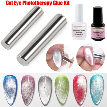 1 Set Cat Eye Phototherapy Glue Kit Soak Off Luminous Cat Eye UV Nail Gel Magnetic Glitter Nail Gel Varnish with Magnet
1 Set Cat Eye Phototherapy Glue Kit Soak Off Luminous Cat Eye UV Nail Gel Magnetic Glitter Nail Gel Varnish with Magnet