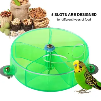 Pet Bird Parrot Food Feeder Box Food Dispenser Foraging System Creative Rotate Training Toy Food Feeder Food Box Slow Feeder
Pet Bird Parrot Food Feeder Box Food Dispenser Foraging System Creative Rotate Training Toy Food Feeder Food Box Slow Feeder