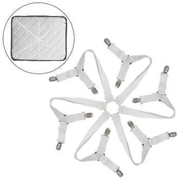Bed Sheet Clips Grippers Fasteners 3 Way 6 Sides Sheet Suspenders Elastic Sheet Holders Mattress Clips Straps - Adjustable Fit
Bed Sheet Clips Grippers Fasteners 3 Way 6 Sides Sheet Suspenders Elastic Sheet Holders Mattress Clips Straps - Adjustable Fit