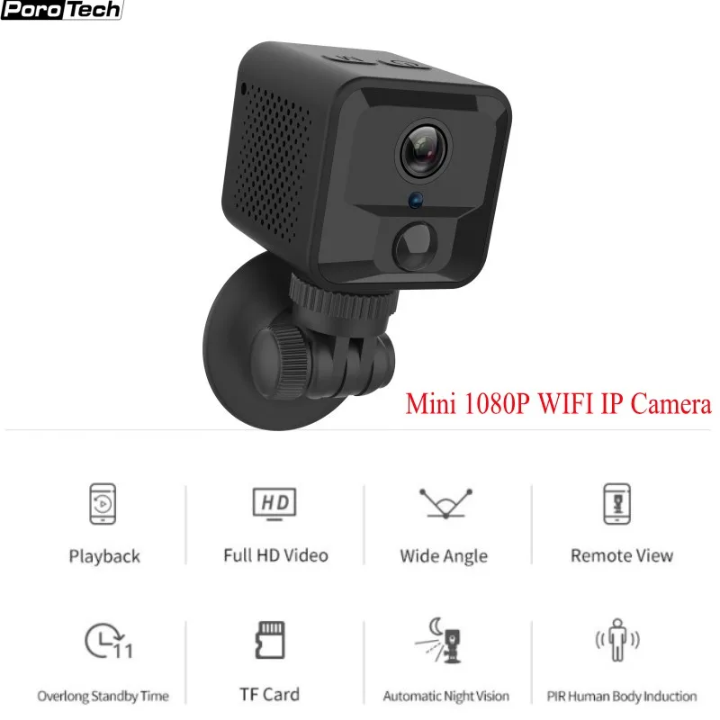 S9 Mini IP Camera WiFi Wireless 1080P PIR Network Camera H.265 P2P Connnect with Human motion detection support Night Vision
S9 Mini IP Camera WiFi Wireless 1080P PIR Network Camera H.265 P2P Connnect with Human motion detection support Night Vision