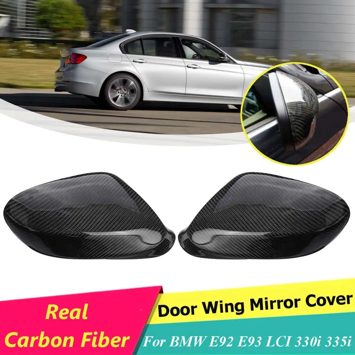 Rearview Mirror cover for BMW E92 E93 LCI 330i 325i 328i 335i 2009 - 2012 Case Trim Sticker Side Wing Mirror Decoration Styling
Rearview Mirror cover for BMW E92 E93 LCI 330i 325i 328i 335i 2009 - 2012 Case Trim Sticker Side Wing Mirror Decoration Styling