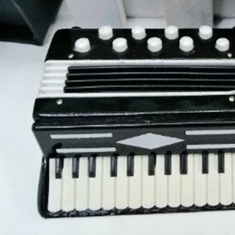 Description Picture 6 of itemMiniature Accordion Mini Musical Instrument Accordion Exquisite Musical Instruments Holiday Decoration Music Gifts