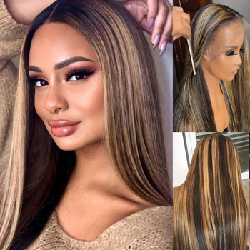 Malaysian 4*4 Silk Top Straight Human Hair Highlight Ombre Brown Lace Front Wigs With Silk base Fake Scalp Preplucked Remy
Malaysian 4*4 Silk Top Straight Human Hair Highlight Ombre Brown Lace Front Wigs With Silk base Fake Scalp Preplucked Remy