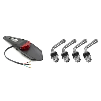 1x Motorcycle Fender Led Brake Tail Light for Off-Road Motorcycle Exc & 4Pcs 90 Degrees Angle Chrome Plated Metal Tire Valve Ste
1x Motorcycle Fender Led Brake Tail Light for Off-Road Motorcycle Exc & 4Pcs 90 Degrees Angle Chrome Plated Metal Tire Valve Ste