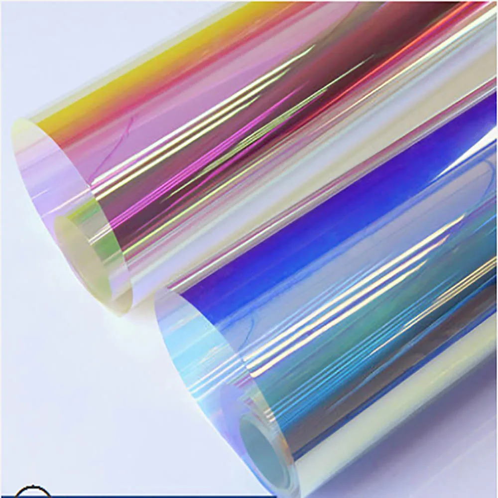 HOHOFILM 1.37x15m 2Colors Rainbow Effect Rainbow Window Film Iridescent Glass Film Window Film for Building Store Dichroic
HOHOFILM 1.37x15m 2Colors Rainbow Effect Rainbow Window Film Iridescent Glass Film Window Film for Building Store Dichroic