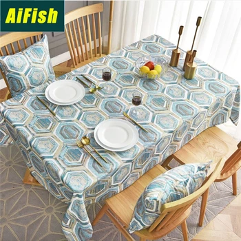 Nordic Geometric Tablecloth Restaurant Cafe Table Waterproof Oil-Proof Tablecloth Rectangular Table Cover Tablecloth ZB001-4
Nordic Geometric Tablecloth Restaurant Cafe Table Waterproof Oil-Proof Tablecloth Rectangular Table Cover Tablecloth ZB001-4
