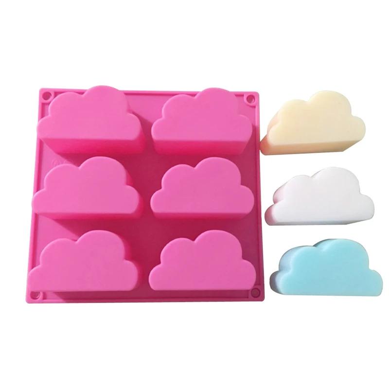 6 Holes Cloud Shape Silicone Mold For Baking Tools Cake Mousse Clouds Soap Mould Silicone Forms Soap Jelly Mold Ice Tray
6 Holes Cloud Shape Silicone Mold For Baking Tools Cake Mousse Clouds Soap Mould Silicone Forms Soap Jelly Mold Ice Tray