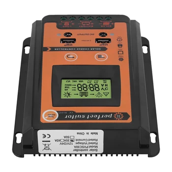 Charge controller 12V 24V 30A 50A 70A MPPT Solar Charge Controller Solar Panel Battery Regulator Dual USB LCD Display
Charge controller 12V 24V 30A 50A 70A MPPT Solar Charge Controller Solar Panel Battery Regulator Dual USB LCD Display