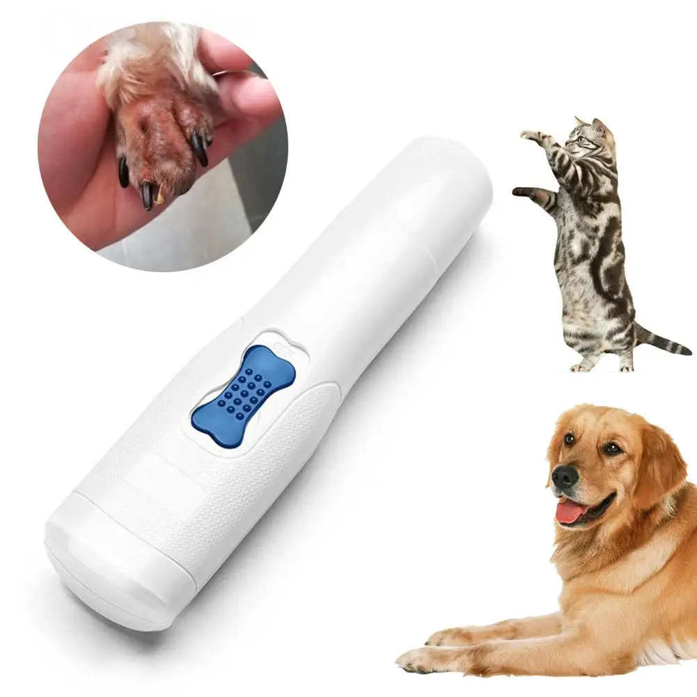 Electric Pet Nail Grinder Painless File Trimmer Polisher Professional Grooming Tool Dogs Cats Claw Paws Clipper For Dog | Дом и сад