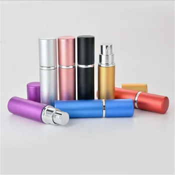 Portable Mini 5 ML Refillable Aluminum Bottles Atomizer Perfume Bottle Spray Empty Cosmetic Containers For Traveler Makeup
Portable Mini 5 ML Refillable Aluminum Bottles Atomizer Perfume Bottle Spray Empty Cosmetic Containers For Traveler Makeup