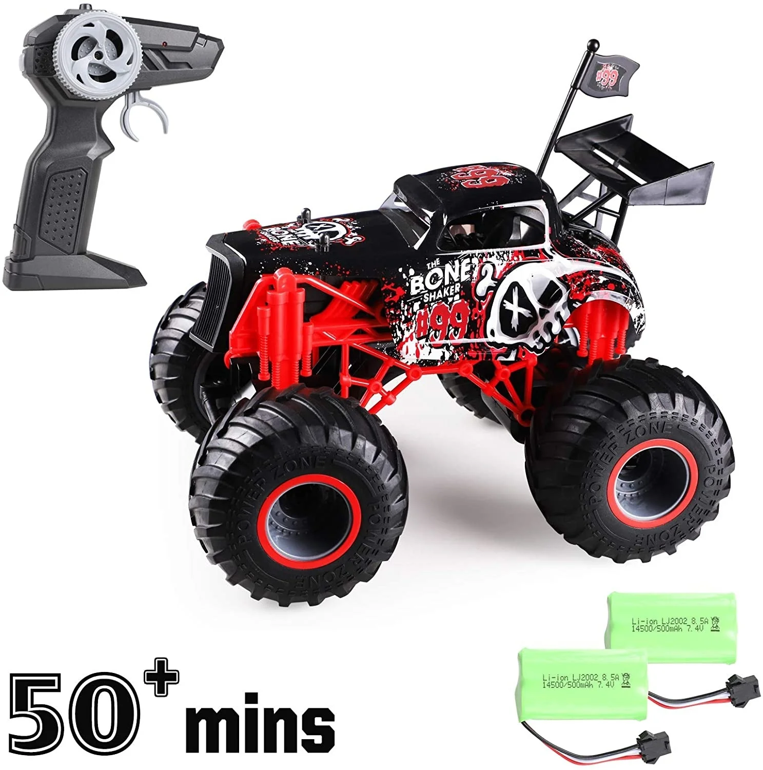 All Terrien Monster Truck 4WD 1/16 Scale 2.4G Remote Control Off Road Vehicle Sand RC Buggy 50+ Min Play Time
All Terrien Monster Truck 4WD 1/16 Scale 2.4G Remote Control Off Road Vehicle Sand RC Buggy 50+ Min Play Time