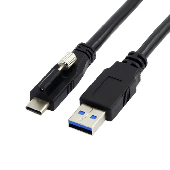 USB 3.1 USB C Cable Type-C With one Panel Mount Screw Locking Connector to Standard USB3.0 Data Cable 1.2m
USB 3.1 USB C Cable Type-C With one Panel Mount Screw Locking Connector to Standard USB3.0 Data Cable 1.2m