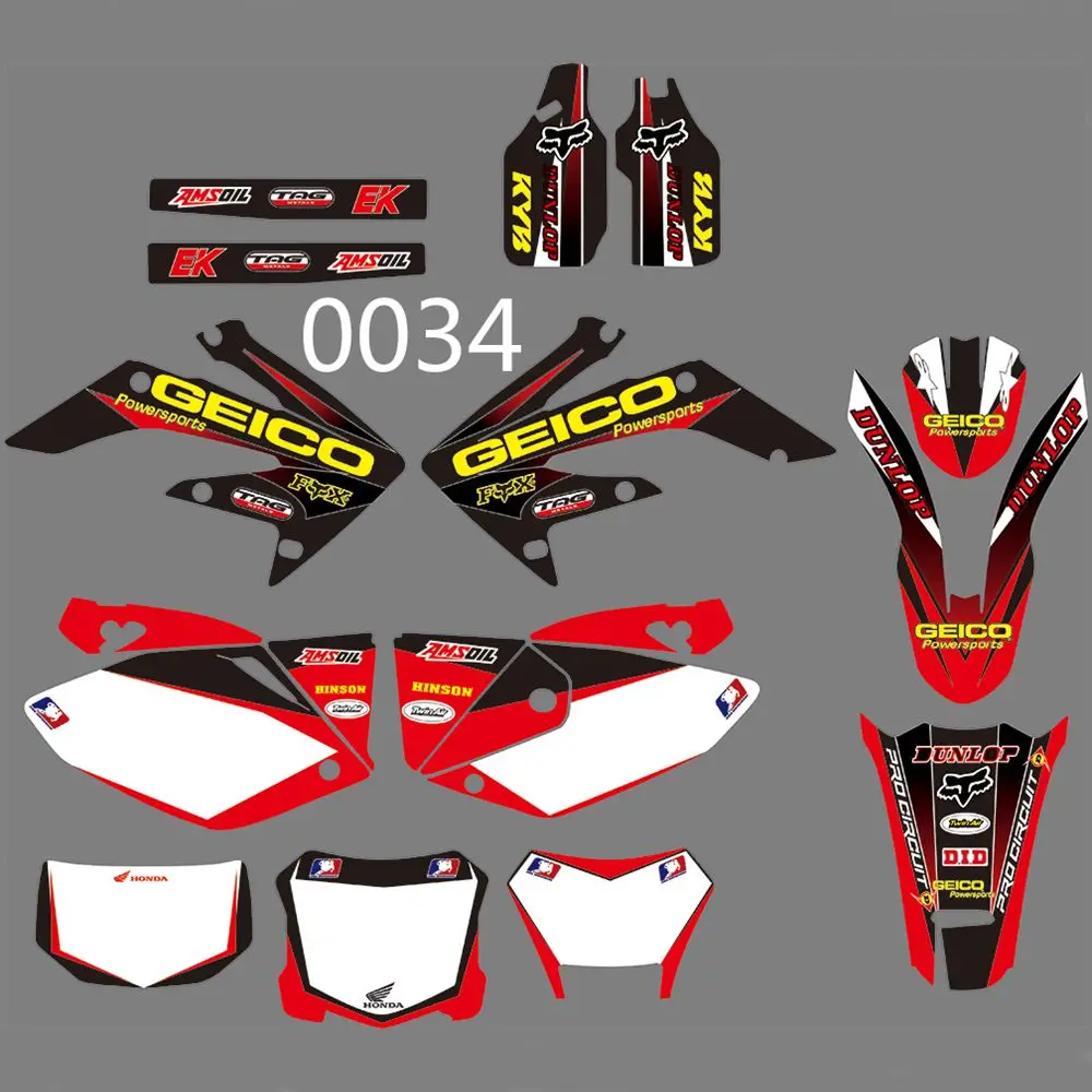 for HONDA CRF250X 2004-2012 New Full Graphics Decals Stickers Custom Number Name Glossy Bright Stickers Waterproof
for HONDA CRF250X 2004-2012 New Full Graphics Decals Stickers Custom Number Name Glossy Bright Stickers Waterproof