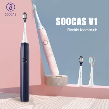 SOOCAS V1 Sonic Electric Toothbrush Ultrasonic Automatic ToothBrush Type-c Rechargeable Waterproof Adult Tooth Clean Oral Clean
SOOCAS V1 Sonic Electric Toothbrush Ultrasonic Automatic ToothBrush Type-c Rechargeable Waterproof Adult Tooth Clean Oral Clean