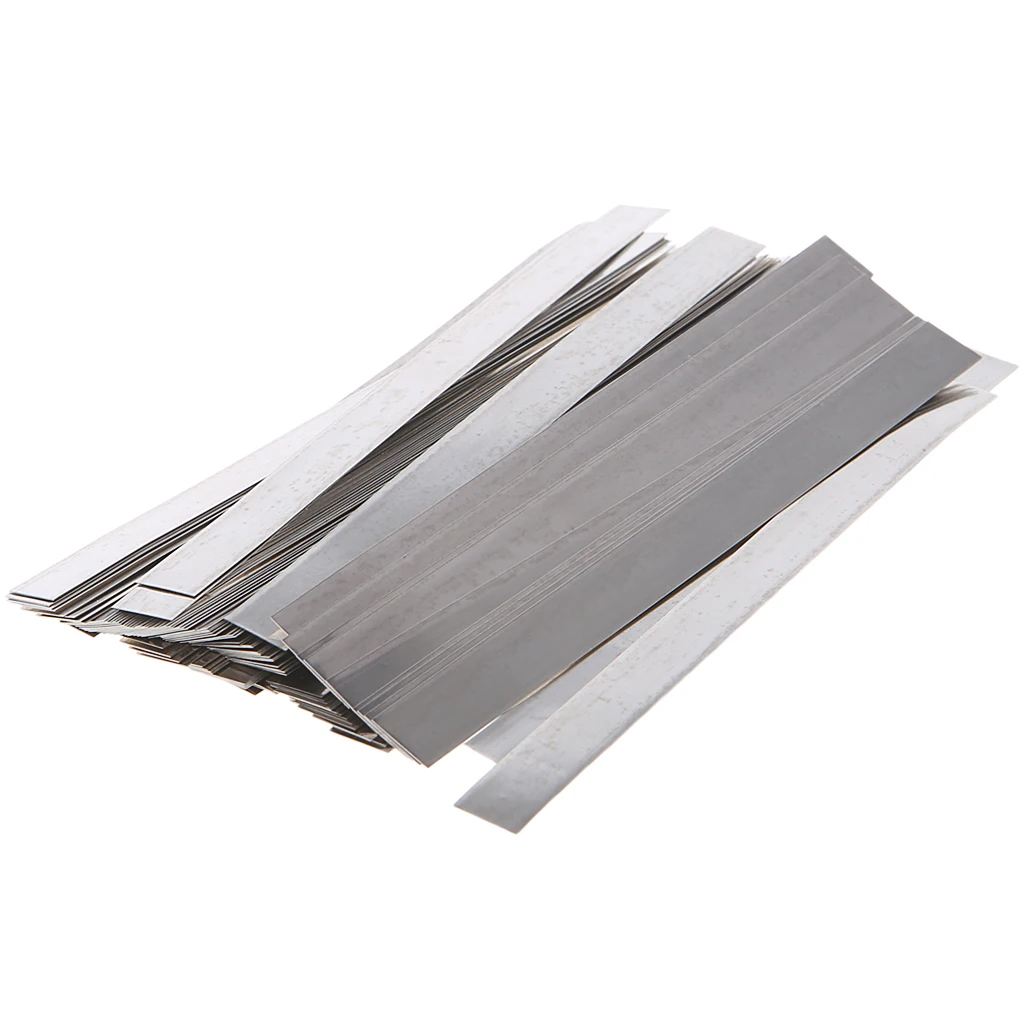 

100pc 0.15x8x100mm Pure Nickel Plate 99.96% Strap Strips Sheets Welder Equipment Drop Ship Support