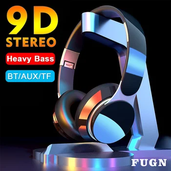 FUGN Foldable Wireless Headphones Over-ear Bluetooth 5.0 Stereo Headset Heavy Bass Earphones with Mic for Phone PC TV
FUGN Foldable Wireless Headphones Over-ear Bluetooth 5.0 Stereo Headset Heavy Bass Earphones with Mic for Phone PC TV