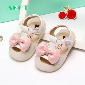 AOGT 2020 Summer Baby Girl Shoes Cute Shiny Bow Princess Sandals Sweet Little Girl Wear To Evening Party Toddler Sandals
AOGT 2020 Summer Baby Girl Shoes Cute Shiny Bow Princess Sandals Sweet Little Girl Wear To Evening Party Toddler Sandals
