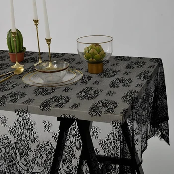 Hot Flower Print Tablecloth black white cover cloth napkinWedding Dining Table Cover Mat Silk lace Party Hotel Home Decor
Hot Flower Print Tablecloth black white cover cloth napkinWedding Dining Table Cover Mat Silk lace Party Hotel Home Decor