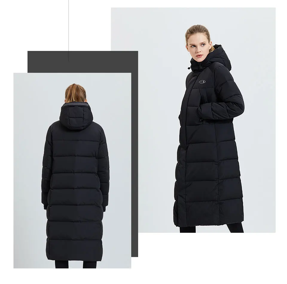 Tiger Force 2019 Womens Winter Jacket Woman Long Coat Female Fashion Casual Parkas Warm Hooded Overcoat Womens Jacket